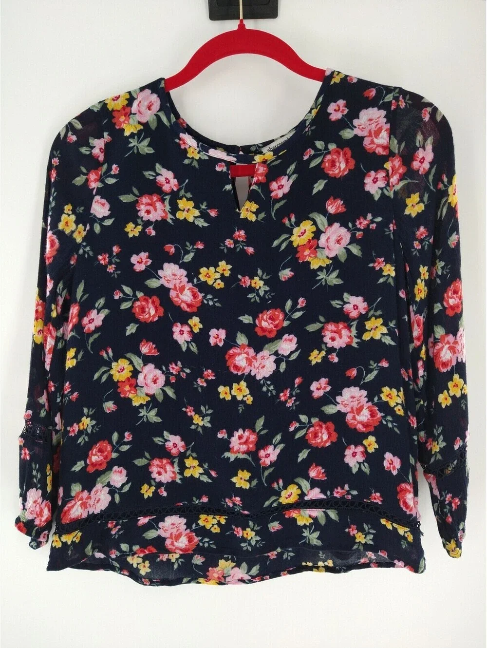 Abercrombie Kids Girls Blouse Size 15/16 Floral 067